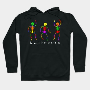 Rainbow Halloween Skeleton Hoodie